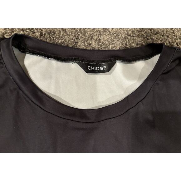 Chicme Faith Blouse Blue And White Size 3x New - Picture 2 of 6